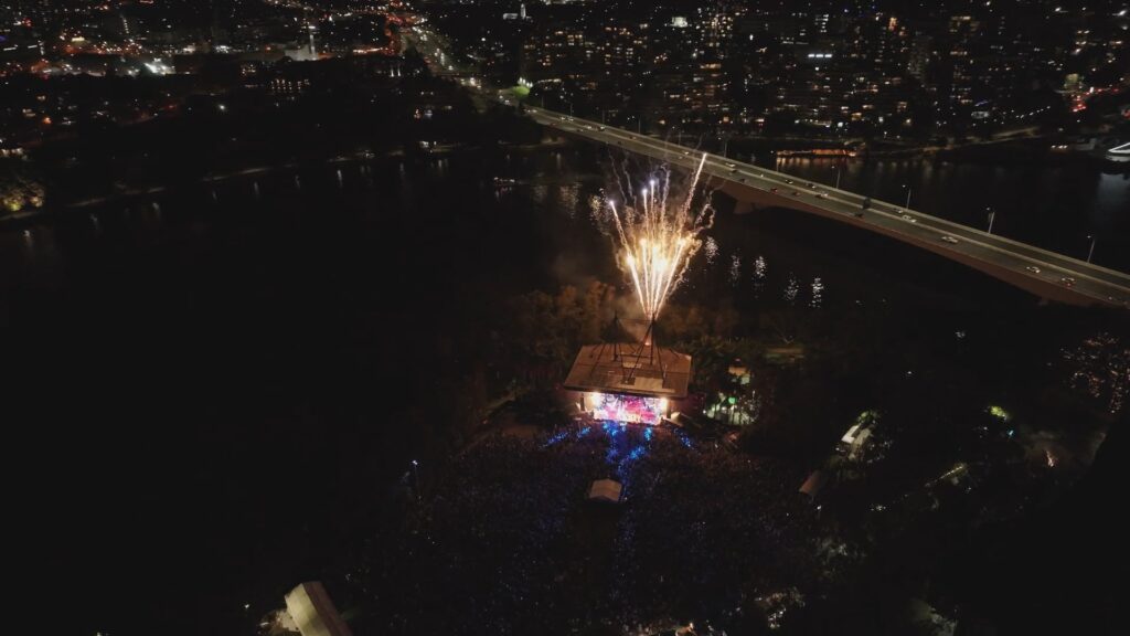 Tones & I (Brisbane Concert Aerials)
